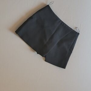 Zara ASYMMETRIC SKORT BLACK - NWT